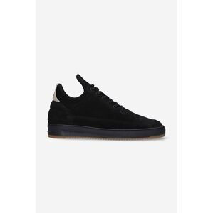 Semišové tenisky Filling Pieces Low Top Ripple Suede čierna farba, 25122791861