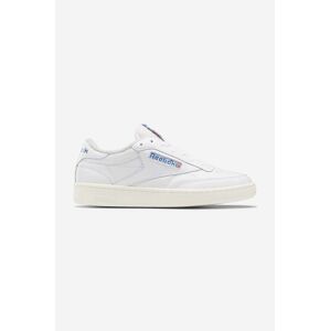 Kožené tenisky Reebok Classic Club C 85 Vintage GX4467-white, biela farba,