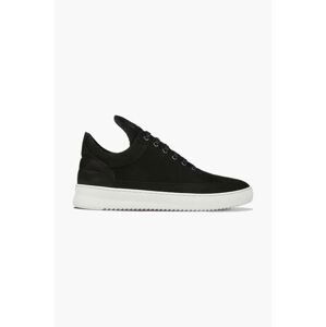 Semišové tenisky Filling Pieces Low Top Ripple čierna farba, 25121721863.D