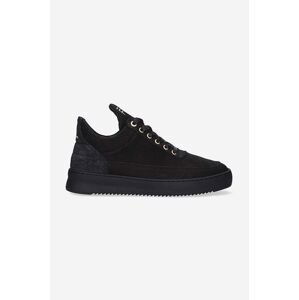 Kožené tenisky Filling Pieces Low Top Ripple Ceres čierna farba, 25127261847