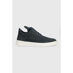 Semišové tenisky Filling Pieces Low Top Ripple Nubuck tmavomodrá farba, 25122842001