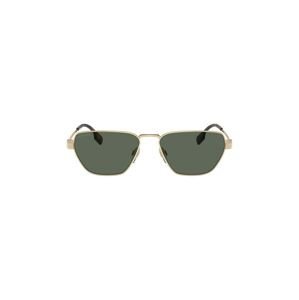 Slnečné okuliare Burberry pánske, zelená farba