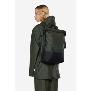 Ruksak Rains Trail Rolltop Backpack 13760-GREEN., zelená farba, veľký, jednofarebný