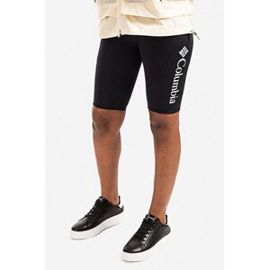 Šortky Columbia River Tight 1933221010-black, dámske, čierna farba, s potlačou