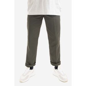 Nohavice Dickies 874 Work Pant DK0A4XK6OGX-green, pánske, zelená farba, rovné, DK0A4XK6OGX