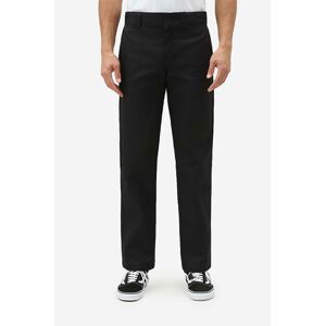 Nohavice Dickies DK0A4XK9BLK-black, pánske, čierna farba, rovné, DK0A4XK9BLK