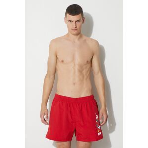 Plavkové šortky Helly Hansen Cascais Trunk 34031.163-RED, pánske, červená farba