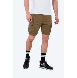 Šortky Alpha Industries 176203.13-brown, pánske, hnedá farba