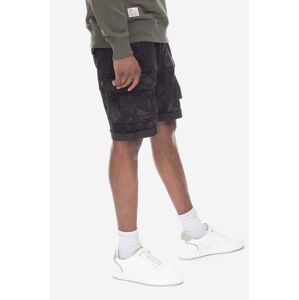 Bavlnené šortky Alpha Industries  Crew Short Cao 196201.125-black, čierna farba