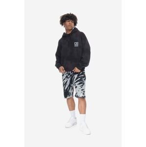 Šortky Alpha Industries Alpha Industries Tie Dye Shorts 106361 03 106361.03-black, pánske, čierna farba