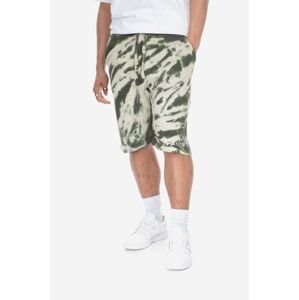 Šortky Alpha Industries Tie Dye 106361.142-green, pánske, zelená farba