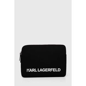 Obal na notebook Karl Lagerfeld čierna farba