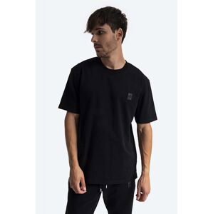 Bavlnené tričko Filling Pieces Lux Tee 88113731861-BLACK, čierna farba, jednofarebné