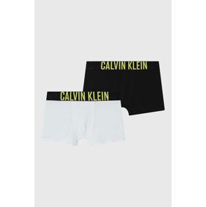 Detské boxerky Calvin Klein Underwear 2-pak biela farba
