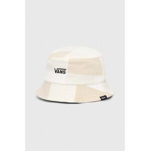Obojstranný klobúk Vans béžová farba