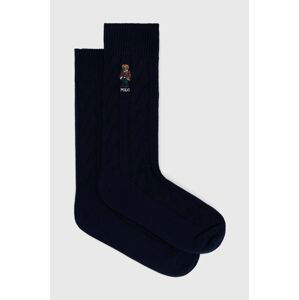 Ponožky Polo Ralph Lauren pánske, tmavomodrá farba