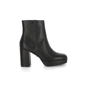 Členkové topánky Mexx Ankle Boot Melody dámske, čierna farba, na podpätku, MXQL012601W