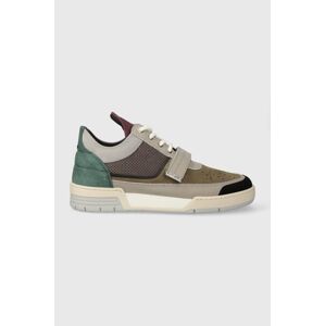 Kožené tenisky Filling Pieces Low Top Blaze šedá farba, 10125691002