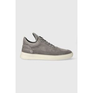 Semišové tenisky Filling Pieces Low Top Suede šedá farba, 10122791002