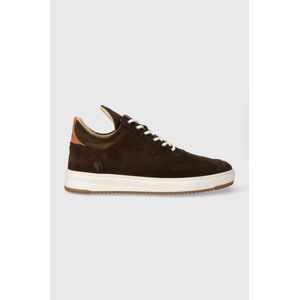 Semišové tenisky Filling Pieces Low Top Suede hnedá farba, 10123081933