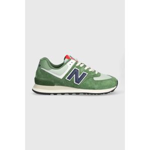 Tenisky New Balance 574 zelená farba