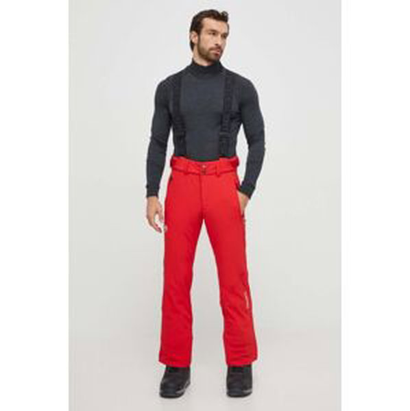 Lyžiarske nohavice Descente Swiss červená farba