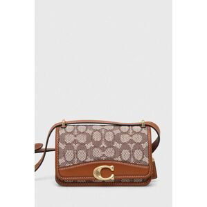 Kabelka Coach Bandit Crossbody hnedá farba