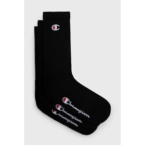Ponožky Champion 3-pak čierna farba