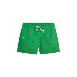 Detské plavkové šortky Polo Ralph Lauren zelená farba