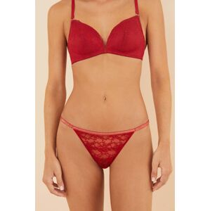 Tangá women'secret XMAS RED červená farba, 5356455