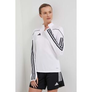 Tréningová mikina adidas Performance Tiro 23 biela farba, s nášivkou