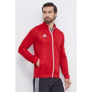 Tréningová mikina adidas Performance Entrada 22 červená farba, s nášivkou