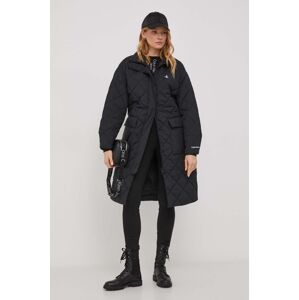 Bunda Calvin Klein Jeans dámska,čierna farba,zimná,oversize,J20J222581