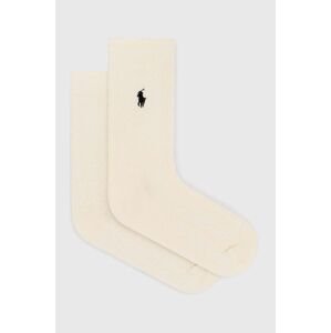 Ponožky Lauren Ralph Lauren dámske, béžová farba