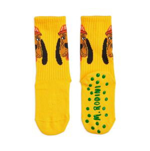 Detské ponožky Mini Rodini žltá farba