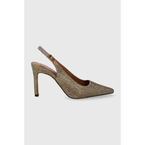 Lodičky Kurt Geiger London Regent 90 Slingback béžová farba, 1292840609