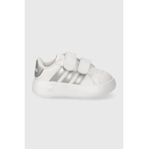 Detské tenisky adidas GRAND COURT 2.0 CF I biela farba