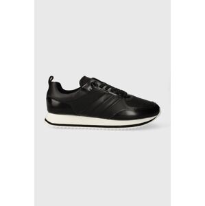 Tenisky Calvin Klein LOW TOP LACE UP JAQ MONO čierna farba, HM0HM01343