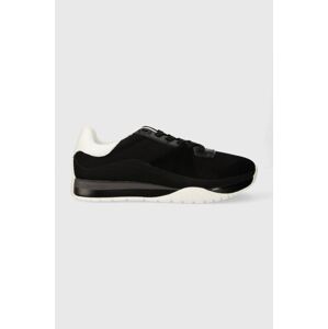 Tenisky Calvin Klein LOW TOP LACE UP čierna farba, HM0HM01286