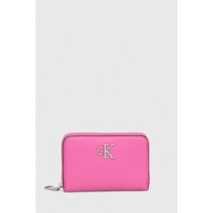 Peňaženka Calvin Klein Jeans dámsky, ružová farba