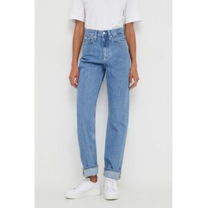 Rifle Calvin Klein Jeans dámske, vysoký pás, J20J222138