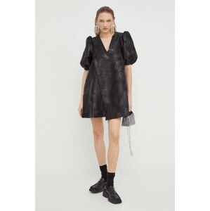 Šaty Stine Goya čierna farba,mini,oversize,SG5401
