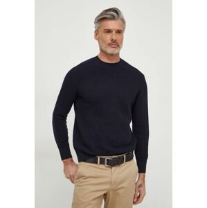 Bavlnený sveter Armani Exchange tmavomodrá farba, tenký