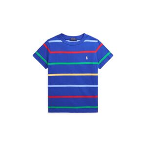 Detské bavlnené tričko Polo Ralph Lauren vzorovaný