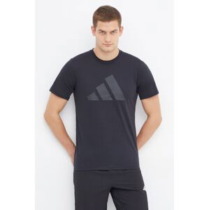 Tréningové tričko adidas Performance TR-ES čierna farba, s potlačou
