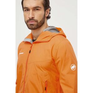 Turistická bunda Mammut žltá farba, gore-tex