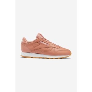 Kožené tenisky Reebok Classic Classic Leather GY6811-POMARANCZ, oranžová farba,