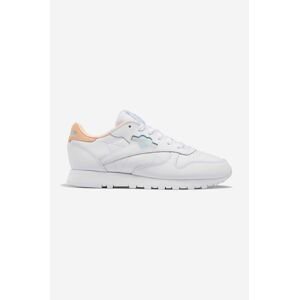 Kožené tenisky Reebok Classic Classic Leather GY7184-white, biela farba,