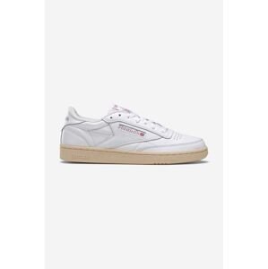 Kožené tenisky Reebok Classic Club C 85 Vintage GY9739-cream, biela farba