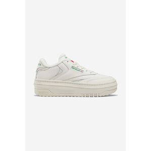 Kožené tenisky Reebok Classic Club C Extra GZ2423-cream, béžová farba